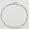 Łańcuszek z drobnych apatytów, choker