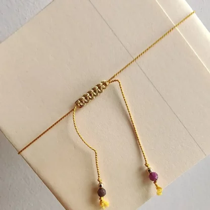 Bransoletka z karneolem mini-zodiaczek - obrazek 2